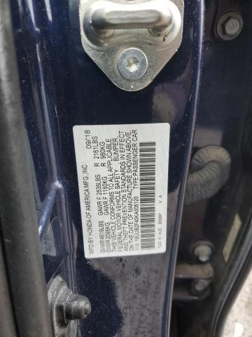 19UUB2F45KA006120 - 2019 ACURA TLX TECHNOLOGY BLUE photo 12