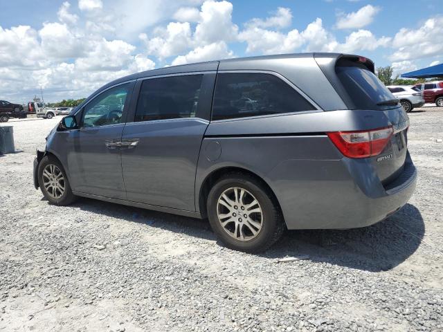 5FNRL5H6XBB015288 - 2011 HONDA ODYSSEY EXL GRAY photo 2