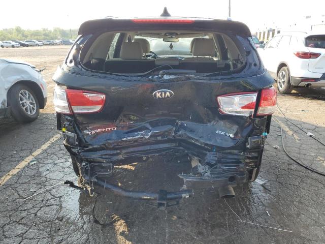 5XYPHDA52JG418046 - 2018 KIA SORENTO EX BLACK photo 6