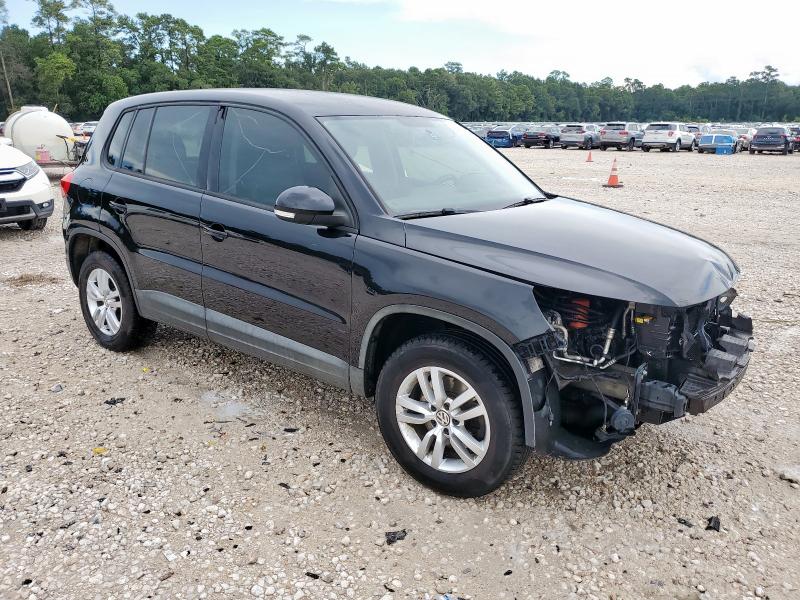 WVGAV3AXXDW600607 - 2013 VOLKSWAGEN TIGUAN S BLACK photo 4