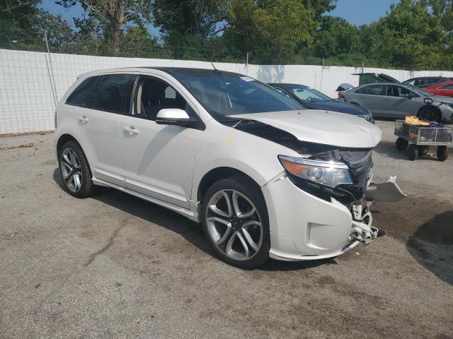 2FMDK3AK5DBC97330 - 2013 FORD EDGE SPORT WHITE photo 4