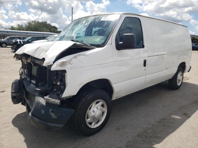 1FTNE1EW8BDA78399 - 2011 FORD ECONOLINE E150 VAN WHITE photo 1