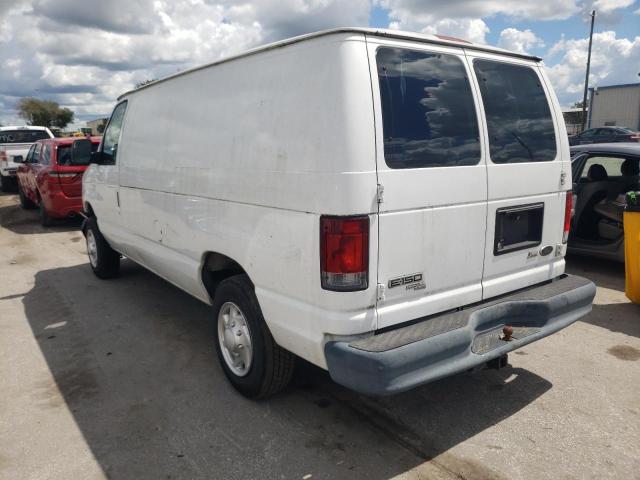 1FTNE1EW8BDA78399 - 2011 FORD ECONOLINE E150 VAN WHITE photo 2