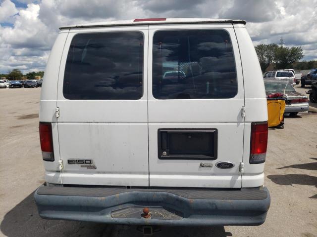 1FTNE1EW8BDA78399 - 2011 FORD ECONOLINE E150 VAN WHITE photo 6