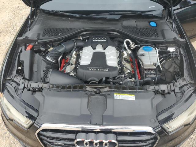 WAUHGAFC5EN052351 - 2014 AUDI A6 PRESTIGE შავი ფოტო 11