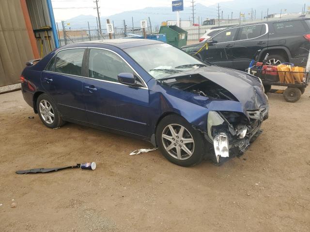 1HGCM66523A099394 - 2003 HONDA ACCORD EX BLUE photo 4