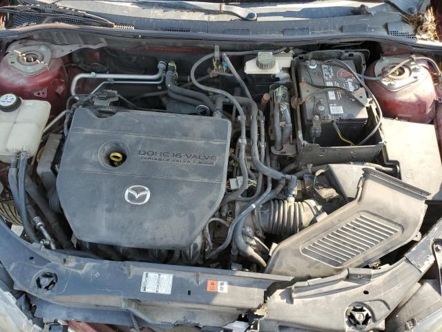 JM1BK32F681162646 - 2008 MAZDA 3 I RED photo 11