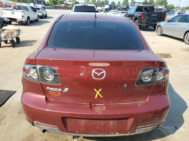 JM1BK32F681162646 - 2008 MAZDA 3 I RED photo 6