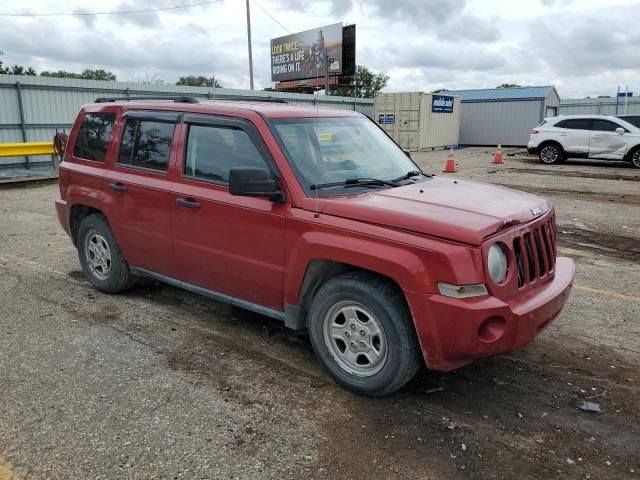 1J8FT28WX8D649632 - 2008 JEEP PATRIOT SPORT RED photo 4