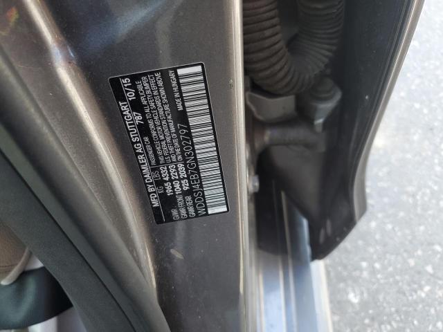 WDDSJ4EB7GN302797 - 2016 MERCEDES-BENZ CLA 250 GRAY photo 12