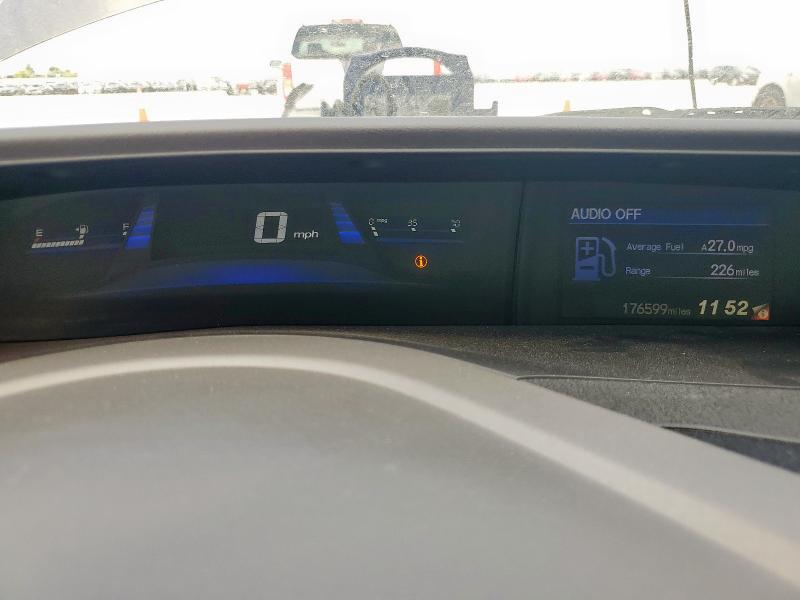 19XFB2F5XCE043484 - 2012 HONDA CIVIC LX GRAY photo 9