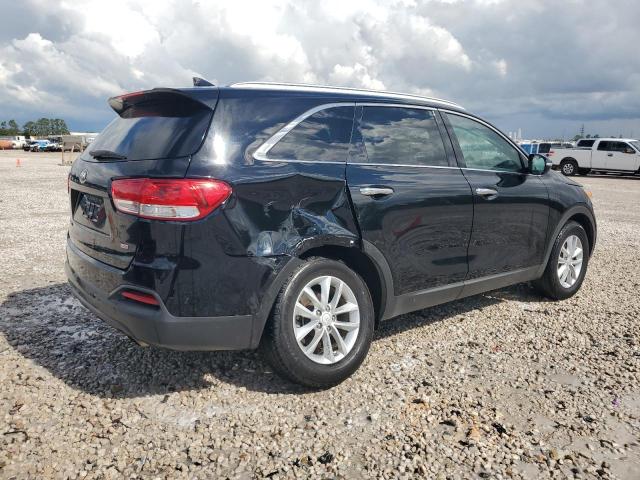 5XYPG4A39JG386410 - 2018 KIA SORENTO LX BLACK photo 3