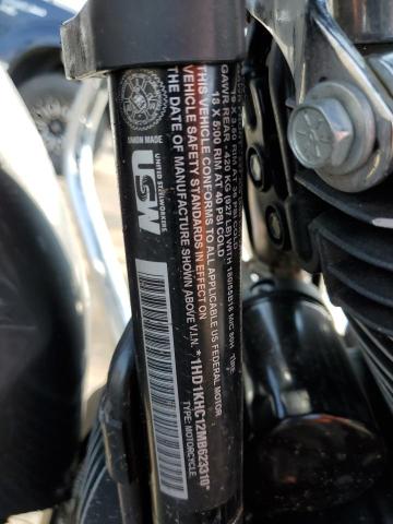 1HD1KHC12MB623310 - 2021 HARLEY-DAVIDSON FLTRX 灰色 照片 10