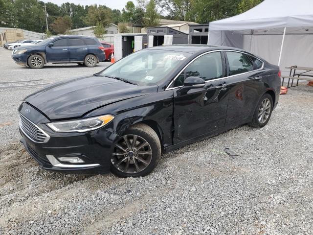 3FA6P0HD9HR342092 - 2017 FORD FUSION SE BLACK photo 1