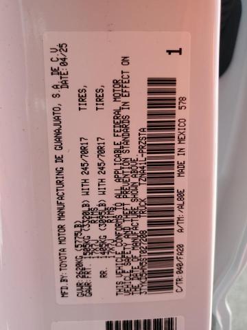 3TYKD5HN5ST027208 - 2025 TOYOTA TACOMA DOUBLE CAB თეთრი ფოტო 12