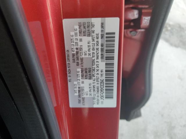 JM3KFADM5M0303640 - 2021 MAZDA CX-5 GRAND TOURING RED photo 12