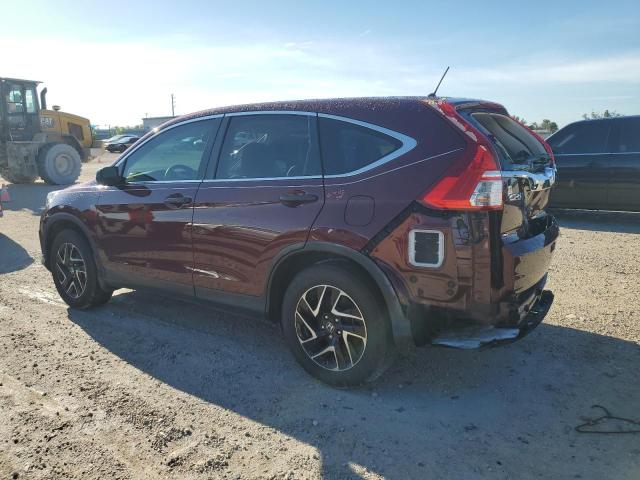 2HKRM3H43GH552125 - 2016 HONDA CR-V SE BURGUNDY photo 2