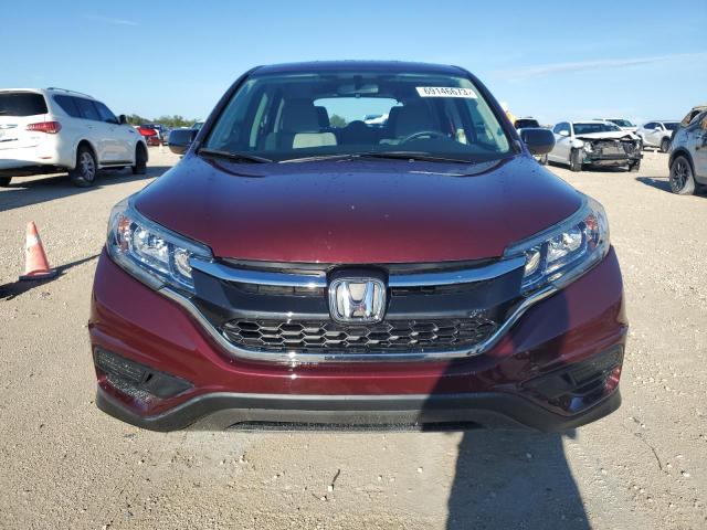 2HKRM3H43GH552125 - 2016 HONDA CR-V SE BURGUNDY photo 5