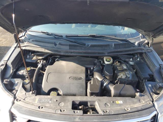 1FM5K8D87HGA40525 - 2017 FORD EXPLORER XLT Մոխրագույն լուսանկար 12