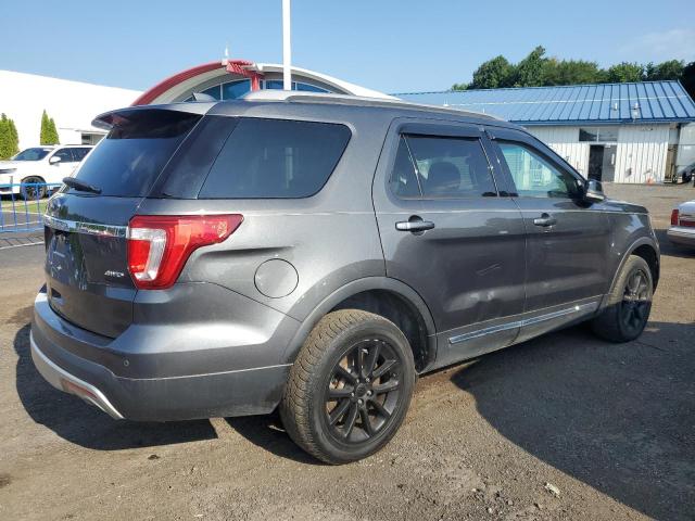 1FM5K8D87HGA40525 - 2017 FORD EXPLORER XLT Մոխրագույն լուսանկար 3