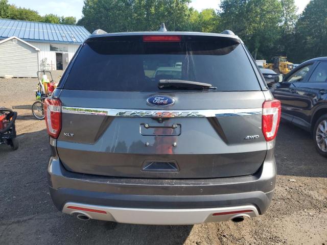 1FM5K8D87HGA40525 - 2017 FORD EXPLORER XLT Մոխրագույն լուսանկար 6