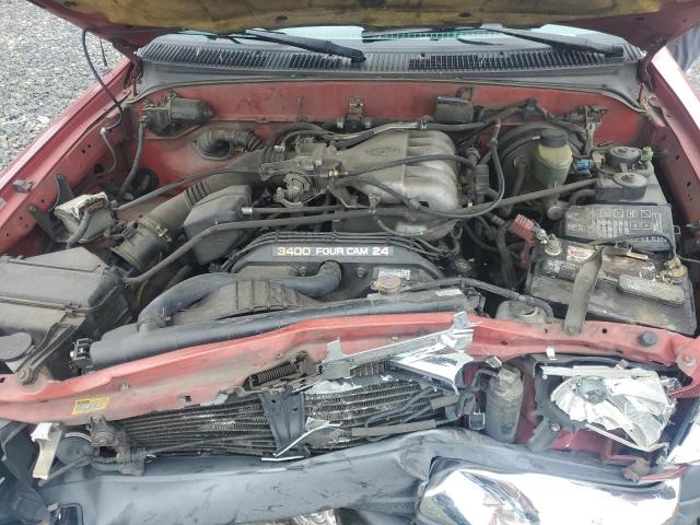 4TAWN72N1XZ551097 - 1999 TOYOTA TACOMA XTRACAB RED photo 11