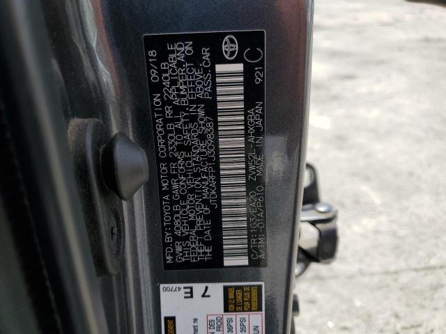 JTDKARFP1J3098387 - 2018 TOYOTA PRIUS PRIM Сұр фото 13