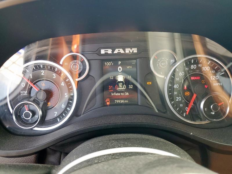 1C6RREFT7KN828622 - 2019 RAM 1500 BIG HORN/LONE STAR GRAY photo 9