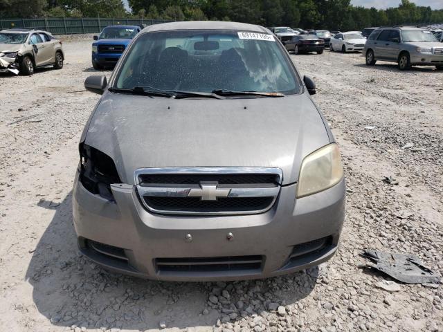 KL1TD56667B061255 - 2007 CHEVROLET AVEO BASE SILVER photo 5