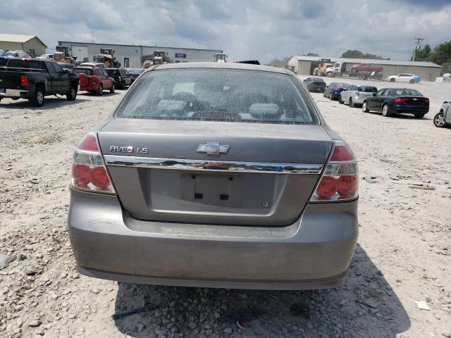 KL1TD56667B061255 - 2007 CHEVROLET AVEO BASE SILVER photo 6