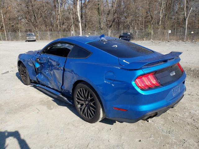 1FA6P8CF0L5178265 - 2020 FORD MUSTANG GT BLUE photo 2