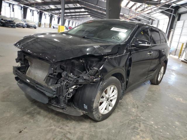 5XYPG4A32KG530560 - 2019 KIA SORENTO L BLACK photo 1