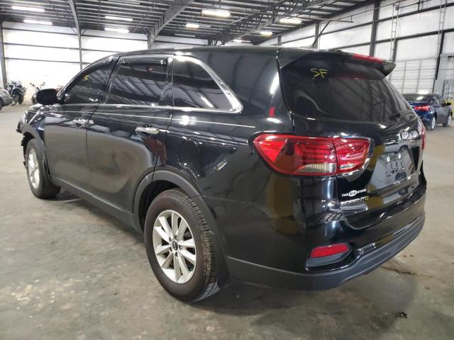 5XYPG4A32KG530560 - 2019 KIA SORENTO L BLACK photo 2