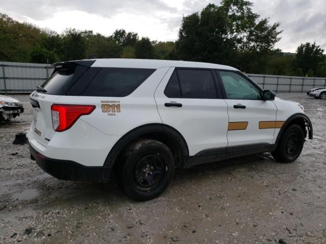 1FM5K8AB8MGC29324 - 2021 FORD EXPLORER POLICE INTERCEPTOR 白色 照片 3