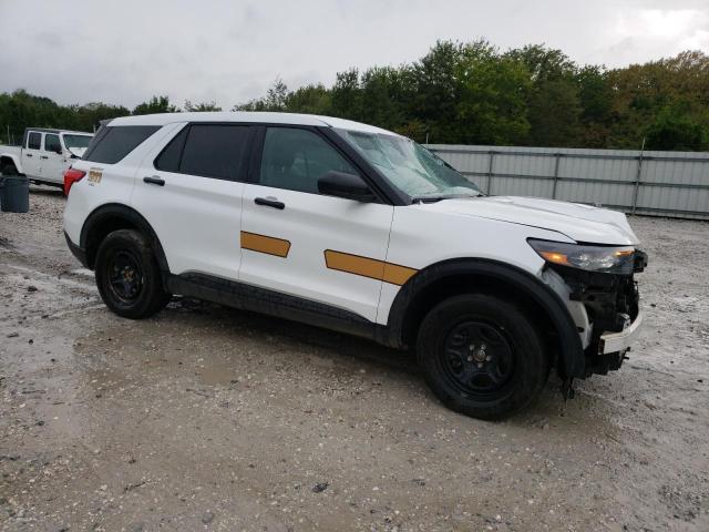 1FM5K8AB8MGC29324 - 2021 FORD EXPLORER POLICE INTERCEPTOR 白色 照片 4