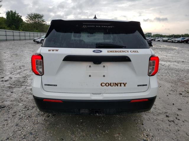 1FM5K8AB8MGC29324 - 2021 FORD EXPLORER POLICE INTERCEPTOR 白色 照片 6
