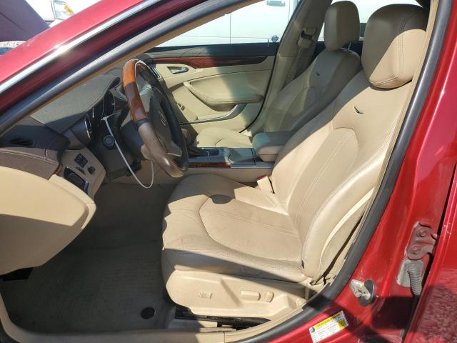 1G6DG5EY0B0138264 - 2011 CADILLAC CTS LUXURY COLLECTION BURGUNDY photo 7