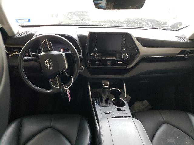 5TDGZRAH8MS530670 - 2021 TOYOTA HIGHLANDER XLE ვერცხლისფერი ფოტო 8