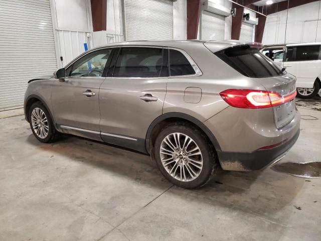 2LMPJ8LR9HBL40908 - 2017 LINCOLN MKX RESERVE TAN photo 2