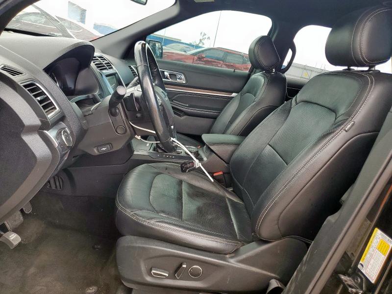 1FM5K8F89HGC92113 - 2017 FORD EXPLORER LIMITED BLACK photo 7