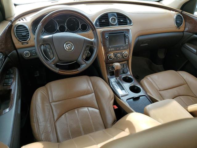 5GAKVCKDXFJ134272 - 2015 BUICK ENCLAVE WHITE photo 8