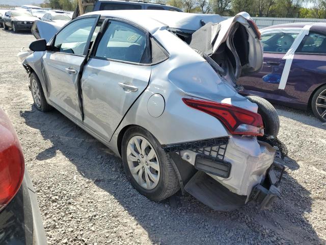 3KPC24A67LE101565 - 2020 HYUNDAI ACCENT SE SILVER photo 2