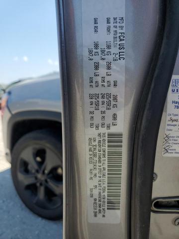 3C4NJDBB1JT314141 - 2018 JEEP COMPASS LATITUDE Gümüş fotoğraf 13