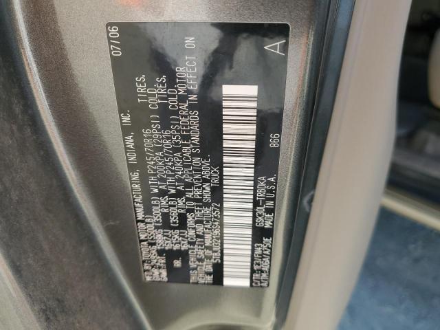 5TBJU32196S473572 - 2006 TOYOTA TUNDRA Grau Foto 12