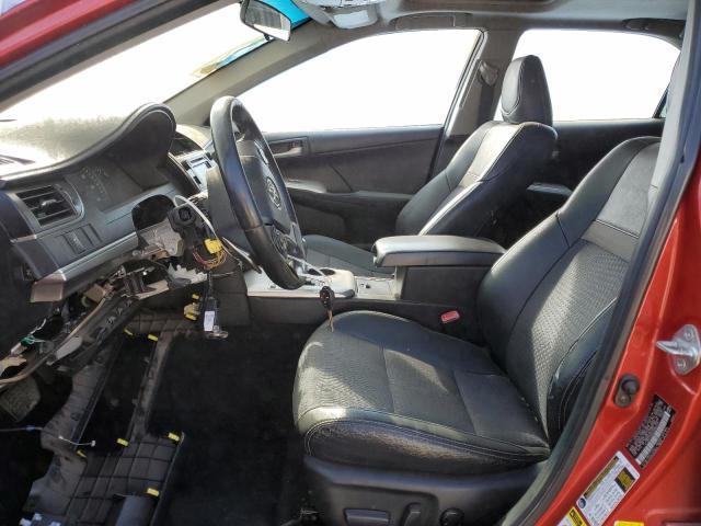 4T1BF1FK0CU595172 - 2012 TOYOTA CAMRY BASE RED photo 7