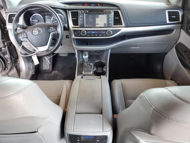 5TDJZRFH6HS451678 - 2017 TOYOTA HIGHLANDER SE Сұр фото 8