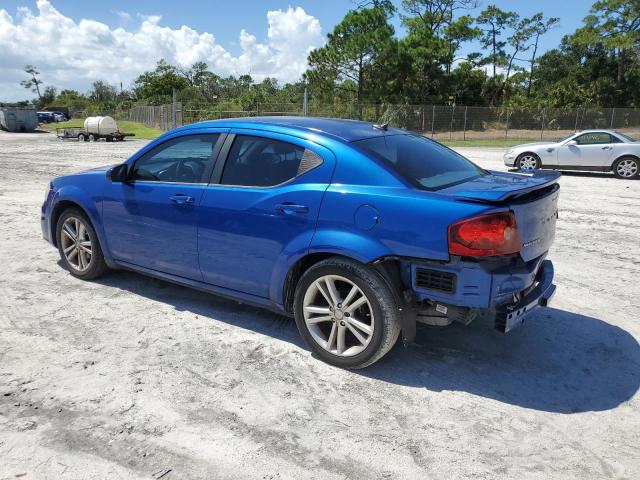 1C3CDZCB9DN554847 - 2013 DODGE AVENGER SXT BLUE photo 2