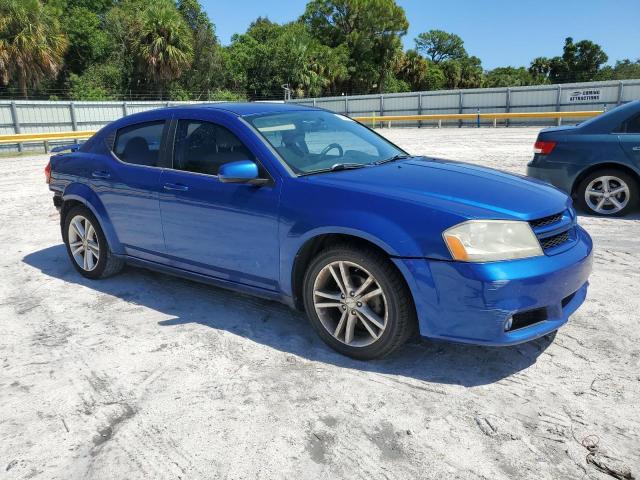 1C3CDZCB9DN554847 - 2013 DODGE AVENGER SXT BLUE photo 4