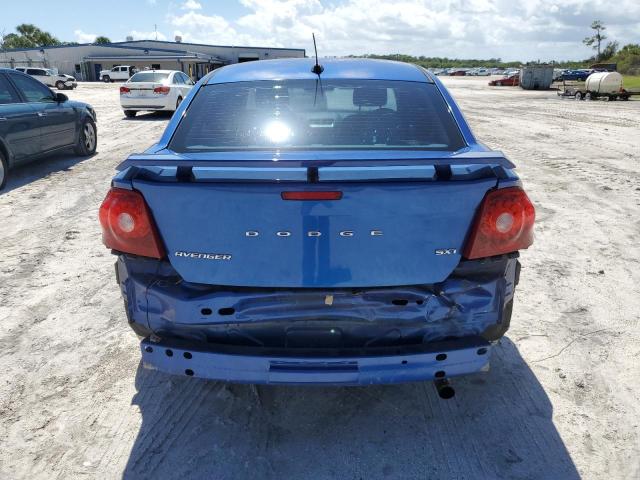 1C3CDZCB9DN554847 - 2013 DODGE AVENGER SXT BLUE photo 6