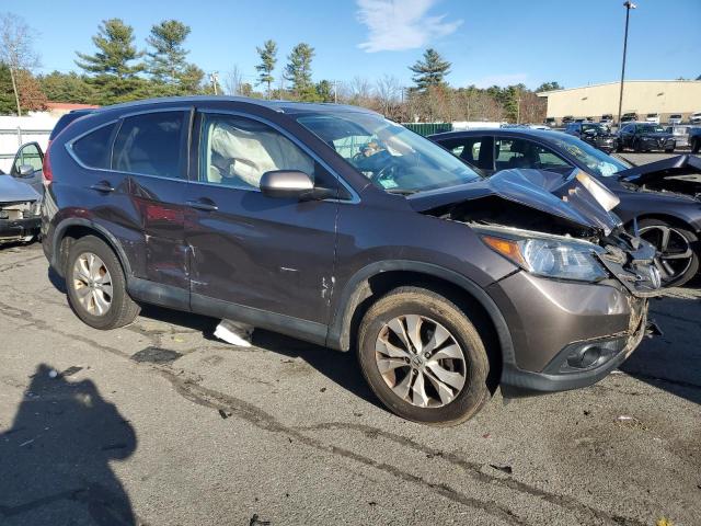 2HKRM4H73EH620727 - 2014 HONDA CR-V EXL GRAY photo 4